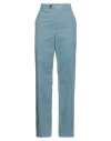 Paul & Joe Woman Pants Slate Blue Size L Cotton