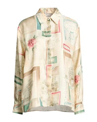 Paul & Joe Woman Shirt Beige Size 1 Silk In Neutral