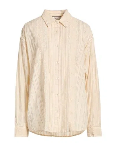 Paul & Joe Woman Shirt Beige Size 3 Cotton In Neutral