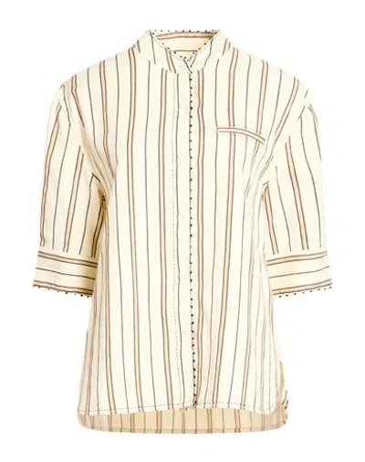 Paul & Joe Woman Shirt Ivory Size 1 Cotton In Multi