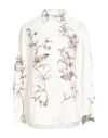 Paul & Joe Woman Shirt Ivory Size 4 Cotton In White