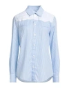 Paul & Joe Woman Shirt Light Blue Size Xl Cotton