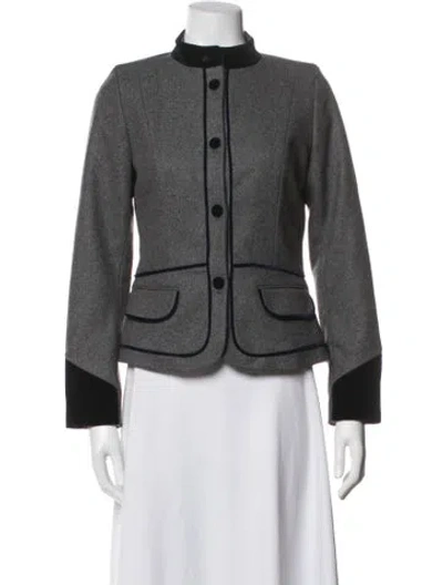 Pre-owned Paul & Joe Wool Blazer In Grey