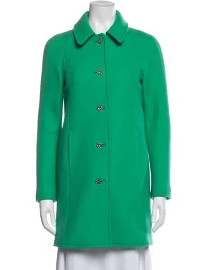 Pre-owned Paul & Joe Wool Coat In Green