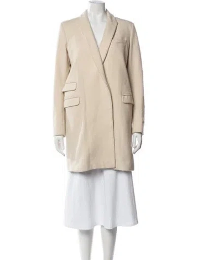 Pre-owned Paul & Joe Wool Coat In Neutrals