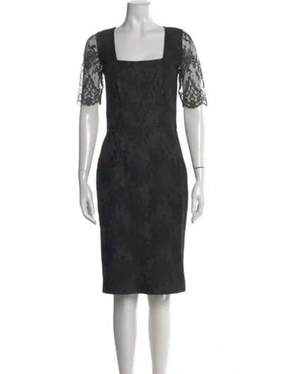 Pre-owned Paul & Joe Wool Knee-length Dress In Black