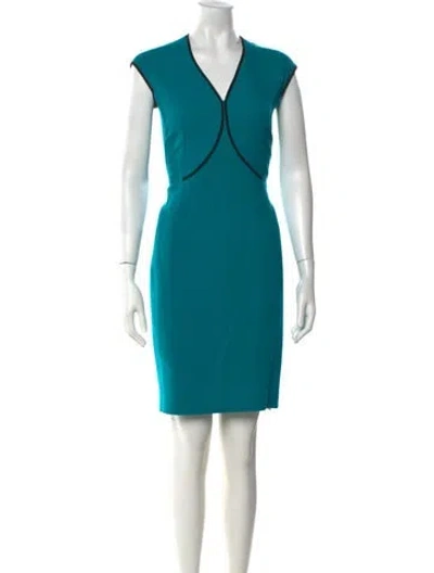 Pre-owned Paul & Joe Wool Knee-length Dress In Blue/green