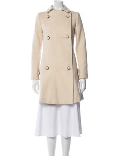 Pre-owned Paul & Joe Wool Peacoat In Neutral