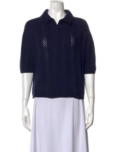 Pre-owned Paul & Joe Wool Sweater In Blue