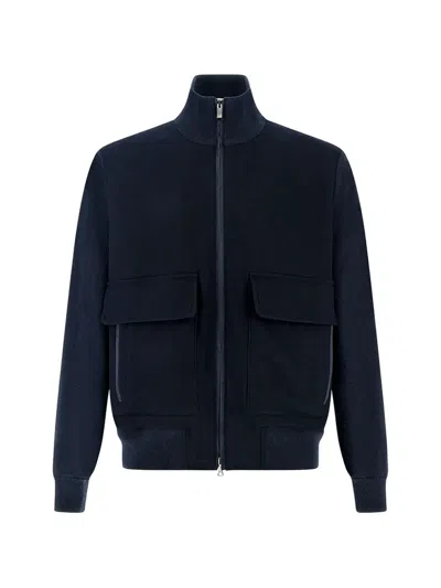 Paul & Shark Aliseo Cashmere Jacket In Blue