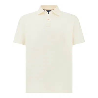 Paul & Shark Aqua Touch Cotton Polo In White