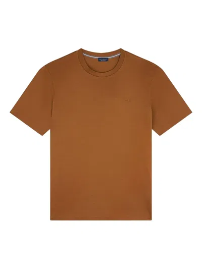Paul & Shark Aqua Touch T-shirt In Brown