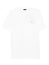 Paul & Shark Back-print Cotton T-shirt In White