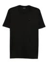 Paul & Shark Back-print Cotton T-shirt Clothing In Black
