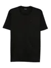 Paul & Shark Back-print Cotton T-shirt In Black