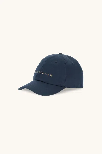 Paul & Shark Baseball Cap In Fresh Linen And Cotton With Logo Embroidery In Blue