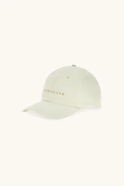 Paul & Shark Baseball Cap In Fresh Linen And Cotton With Logo Embroidery In Red