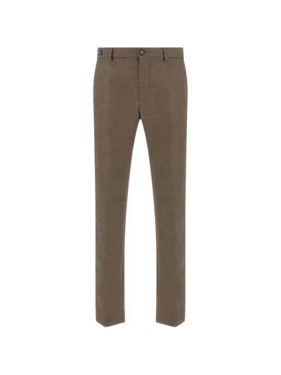 Paul & Shark Bellagio Wool Trousers In Multi