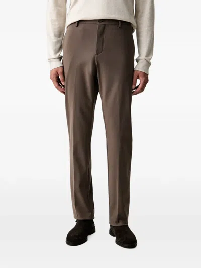 Paul & Shark Bellagio X-soft Chino Trousers In Brown