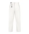 Paul & Shark Belt Loops Slacks In White