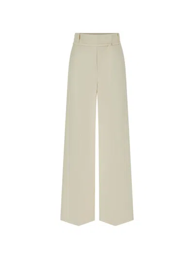 Paul & Shark Belted Wide-leg Trousers In Neutral