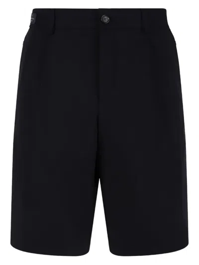 Paul & Shark Bermuda Shorts Belt Loops And Back Pockets In Black