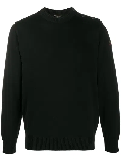 Paul & Shark Black Crew Neck Sweaters