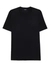 Paul & Shark Back-print Cotton T-shirt Clothing In Black