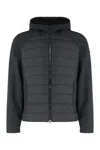 Paul & Shark Waterproof Technical Padded Down Jacket In Multi