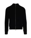 Paul & Shark Blue Full-zip Cardigan In Black