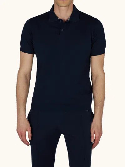 Paul & Shark Blue Polo Bottoni Classic Cotton Polo