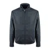 Paul & Shark Blue Silk-blend Virgin Wool Jacket In Blue