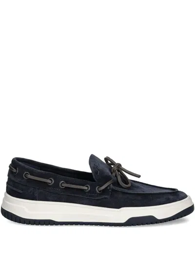 Paul & Shark Boat Moccasin In Blue