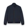 Paul & Shark Bomber Typhoon® Re-4x4 Stretch With Suede Details In Blue