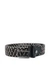 Paul & Shark Braided Belt In Blue