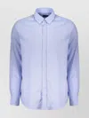 Paul & Shark Button-down Collar Long Sleeve Shirt Design In Blue