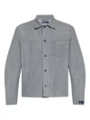 Paul & Shark Button-fastening Patch-pocket Shirt In Gray