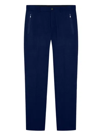 Paul & Shark Button-fastening Trousers In Blue