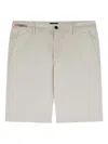 Paul & Shark Buttoned Bermuda Shorts In Gray