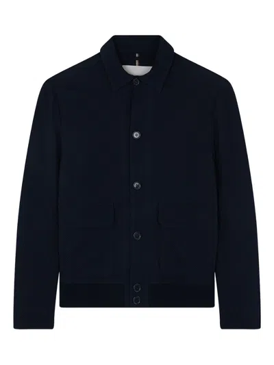 Paul & Shark Buttoned Blouson In Blue