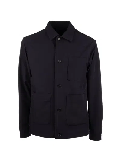 PAUL & SHARK BUTTON-UP PATCH-POCKET JACKET