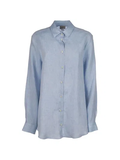 Paul & Shark Button-up Shirt In Blue
