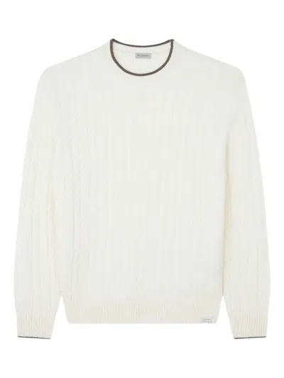 PAUL & SHARK CABLE-KNIT CREW-NECK SWEATER