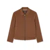Paul & Shark Zip-fastening Blouson In Brown