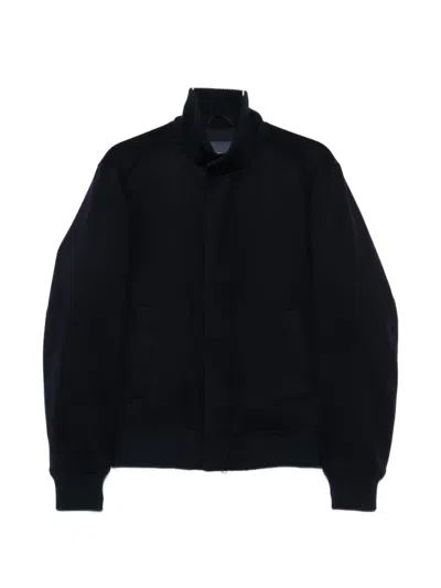 Paul & Shark Cashmere High-neck Jacket In Blue