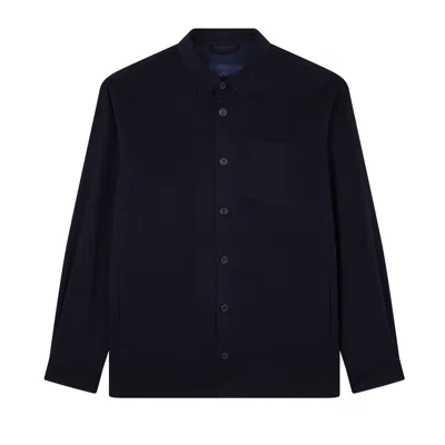Paul & Shark Cashmere Overshirt In Blue