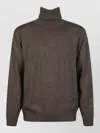 Paul & Shark Cashmere Turtleneck Sweater Long Sleeves In Brown