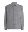 Paul & Shark Cashmere-wool Overshirt In Gray