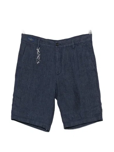 Paul & Shark Charm Detail Shorts In Blue