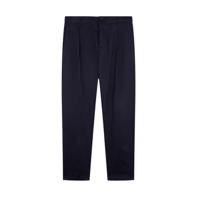 Paul & Shark Chino Pants In Cotton And Stretch Tencel